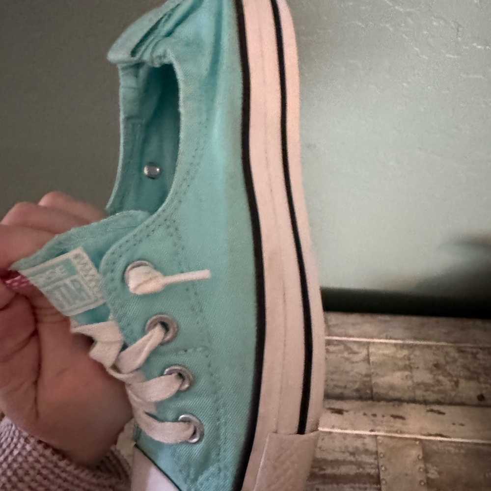 Converse Women's Aqua Sneakers - Picture 5 of 8